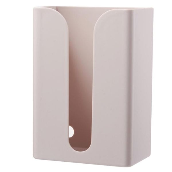 

1pc abs punch paper holder wall-mounted with installation for home room(apricot) tissue boxes & napkins