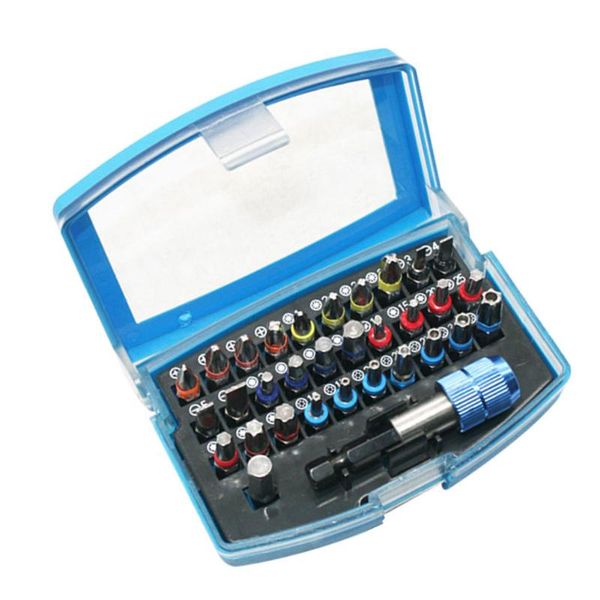 

32pcs portable cross word practical metal durable bit group household easy install magnetic electric tools screwdriver head set hand