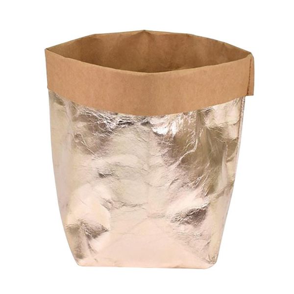 

storage bags folding home desk washable gift decor pouch plants multifunctional sundries organizer durable reuse paper cover