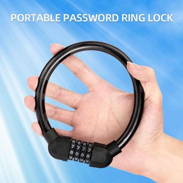 

bike locks wheel up chains blocks and anti-theft cord cable lock tough security steel wiring cycling bicycle portable parts