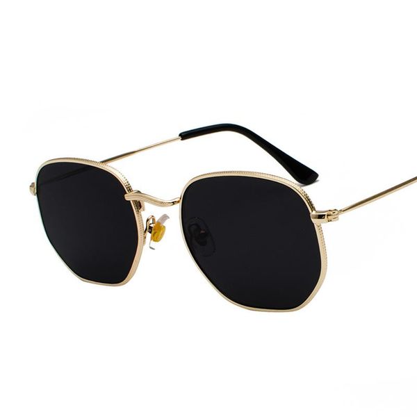 

spring summer square sunglases men hexagon sun glasses women metal frame fishing eyewear lentes de sol hombre sunglasses, White;black