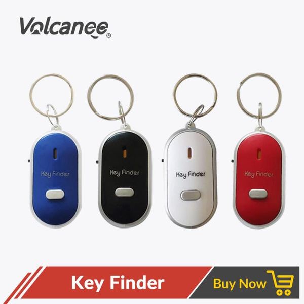 

activity trackers led whistle key finder flashing beeping sound control alarm anti-lost keyfinder locator tracker with keyring