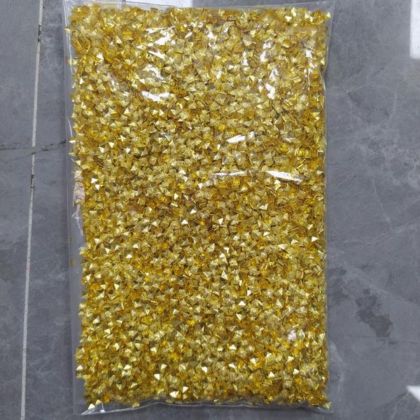 

nail art decorations 10000pcs/bag rivets mixed style 3d gold moon star metal rivet studs diy charm decoration accessories, Silver;gold