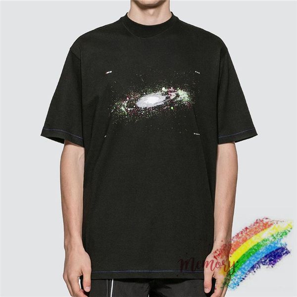 

men's t-shirts 20ss ack graphic space error male shir-do z grip op soon -shir, White;black