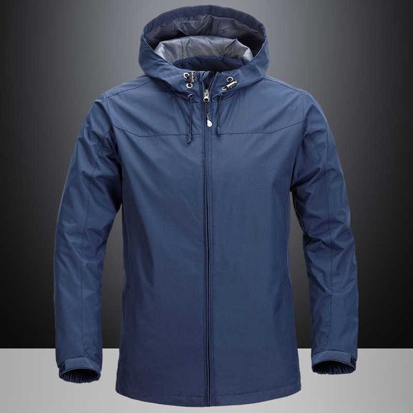 

autumn men's windbreaker bomber jacket spring casual slim fit hooded coat outdoor army tactics waterproof breathable jacket 5xl x0621, Black;brown