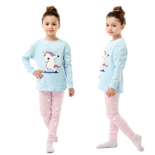 

pajamas kids pajama sets cartoon animal sleepwear pyjamas long sleeve boy girl clothes o-neck spring autumn clothing suits outfits, Blue;red