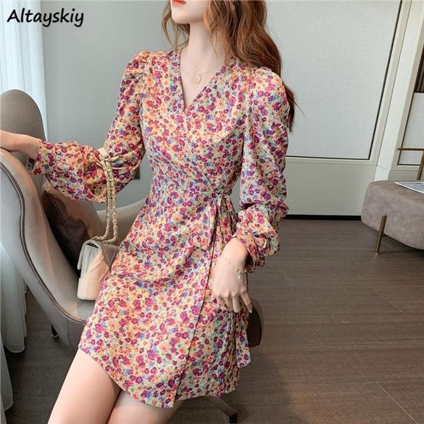

floral mini lace up korean women dresses style chic trendy slim ulzzang vestido feminino summer leisure vintage ins, Black;gray