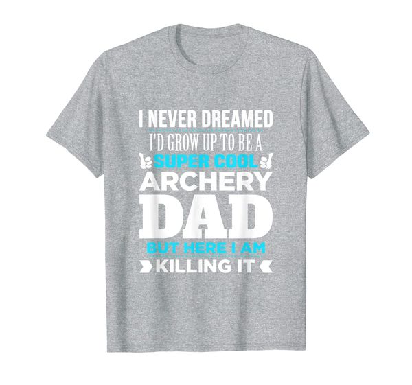

mens super cool funny archery dad gift for archery coach t-shirt, White;black