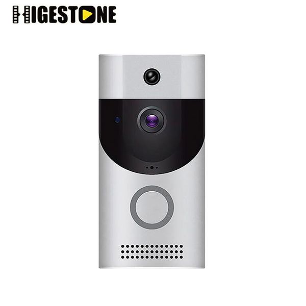 

higestone outdoor wireless video doorbell mobile app remote control intercom ir led night vision receiver set wifi pir door phones