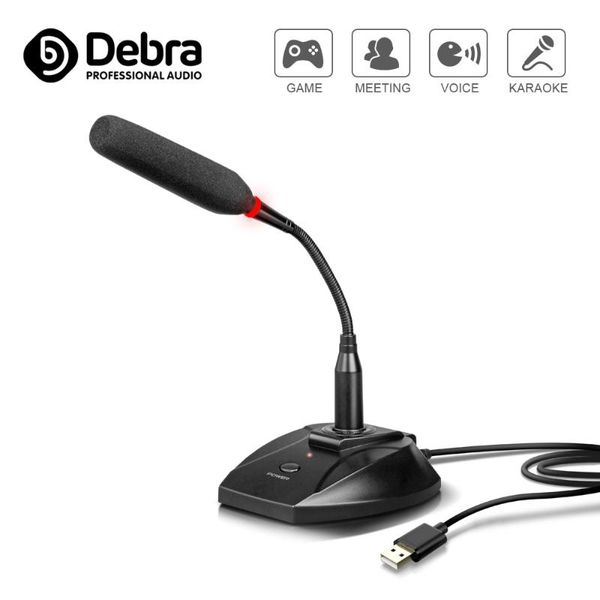 

microphones um-30 usb deskcondenser microphone with monitoring interface, 50cm range clear radio, used for lectures, games, hosting, etc