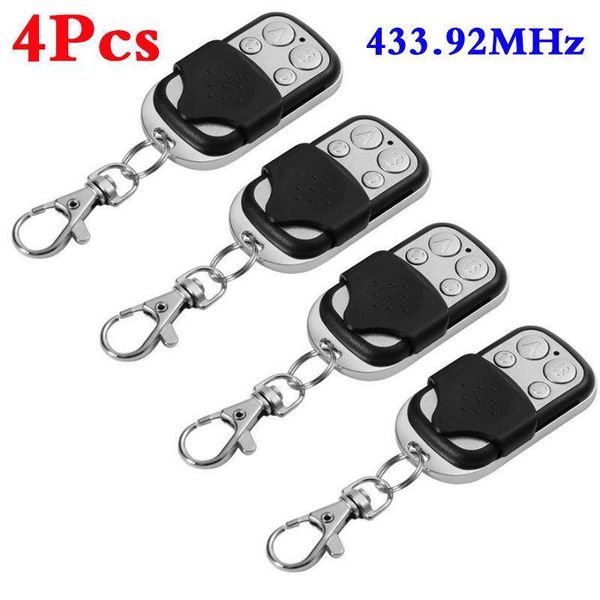 

4pcs universal cloning remote control key fob for car garage door electric gate controlers