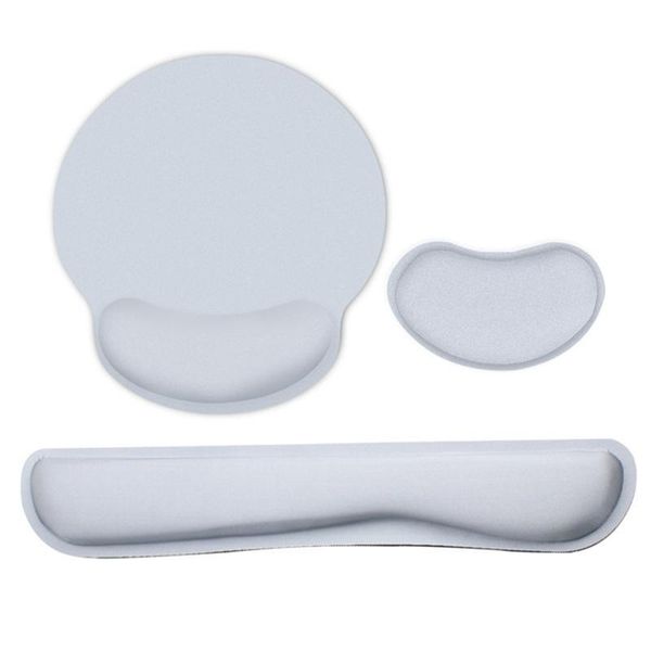 

mouse pads & wrist rests keyboard rest and pad with support, ergonomic memory foam for set