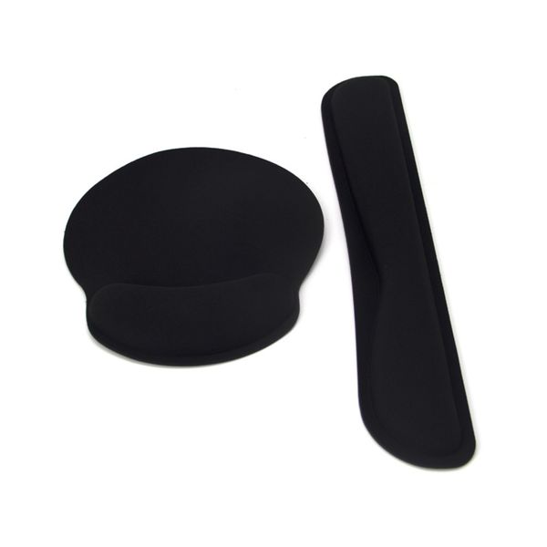

original wrist guard, mouse pad, keyboard memory rubber sole, black suit