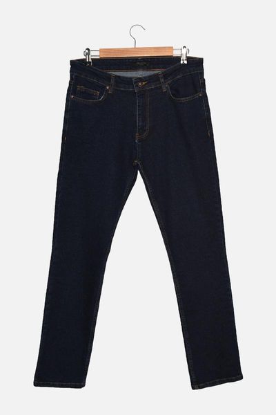 

men's jeans trendyol men 's straight fit tmnaw22je0069, Blue