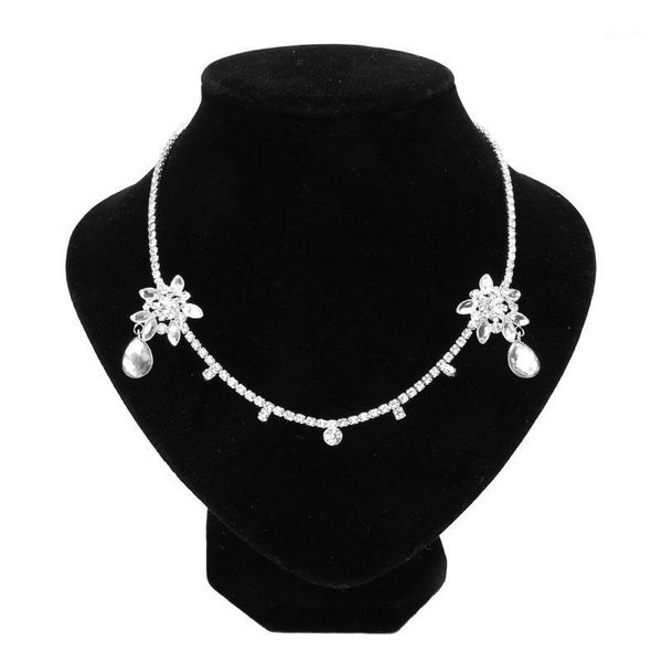 

wedding bridal rhinestone forehead headband headpiece tiara hair accessories 1