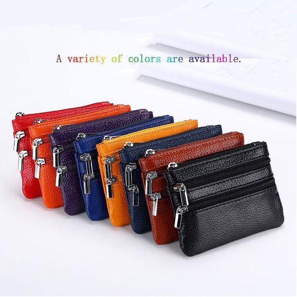 

wallets aelicy luxury pu leather short wallet mini zipper soft purses key bags coin purse gift money pocket thin t27, Red;black