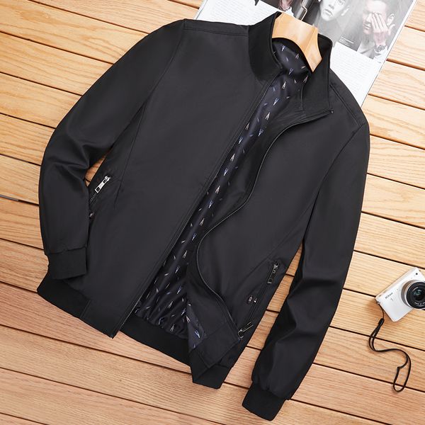 

spring mens bomber zipper jacket male casual streetwear hip hop slim fit pilot coat men clothing plus size 4xl 5xl 6xl for mens 4xl 5xl 6xl, Black;brown