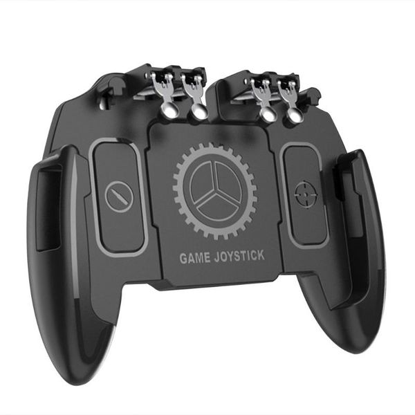 

game controllers & joysticks m10 six finger pubg mobile controller gamepad trigger aim button l1 r1 joystick with cooler cooling fan