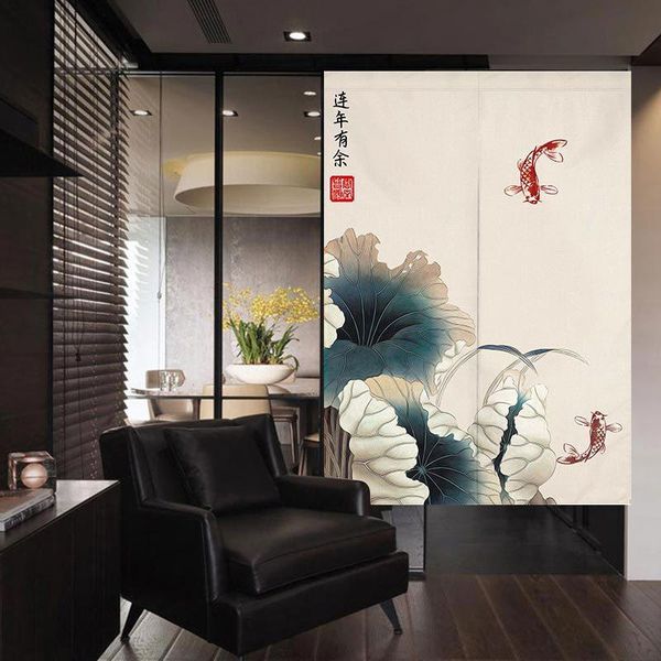 

chinese feng shui door curtain lucky fortune printed decorative kitchen bedroom doorway partition half curtains customizable & drapes