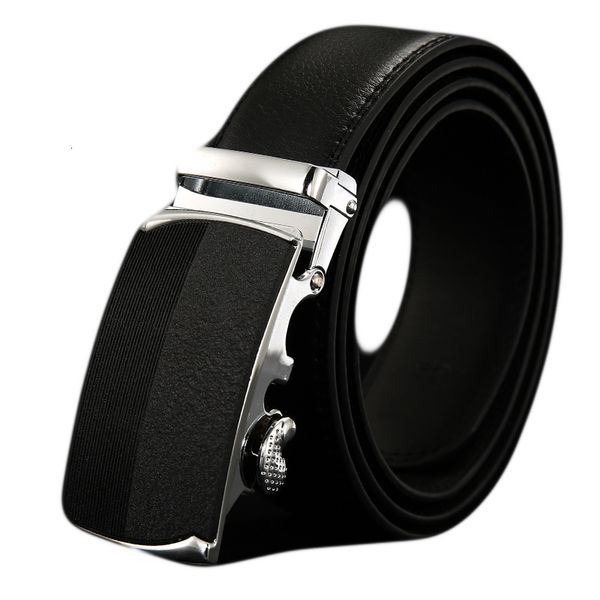 

men's automatic belt business leisure men's buckle, Black;brown