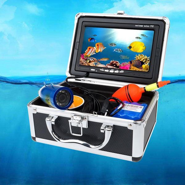 

cameras 1000tvl 15m/30m/50m fish finder underwater fishing camera 7inch lcd monitor with dvr for