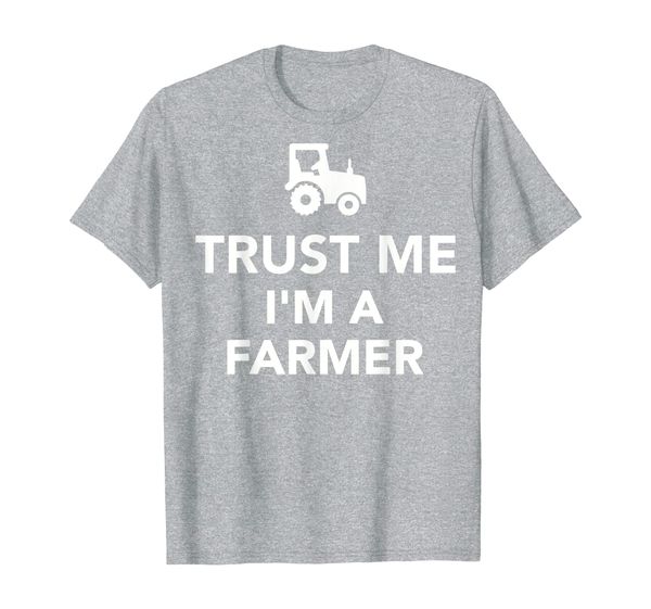 

trust me i'm a farmer t-shirt, White;black