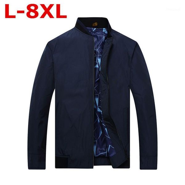 

men's jackets plus size 8xl 7xl 6xl 2021 warm high europe street jacket hip hop suit pullover winter men coat fashion mens windbreaker, Black;brown