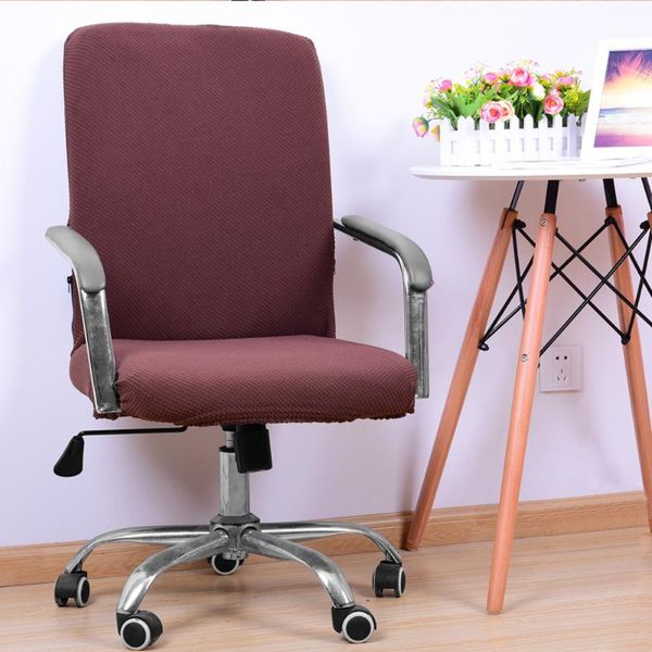

chair covers elasticity office computer cover side arm spandex universal without rotating lift dust for