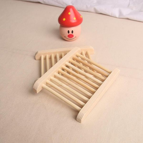 

natural wood soap dish bathroom accessories home storage organizer bath shower plate durable portable tray holder 1pc #lr1 dishes