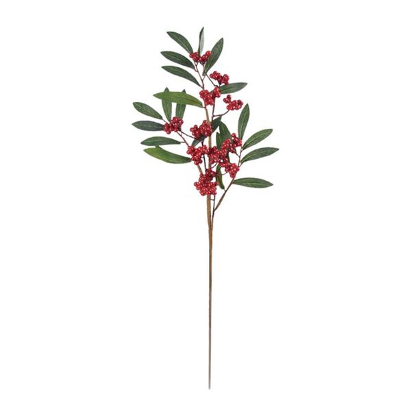 

decorative flowers & wreaths fake plant vase cutting plants artificial berry olive leaf branches wedding pography props christmas home decor
