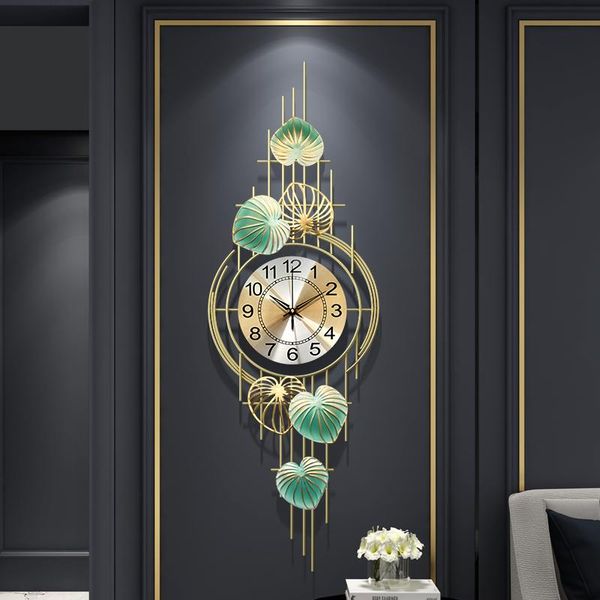 

wall clocks living room decoration clock mechanism 3d modern design home decor stickers simple metal digital