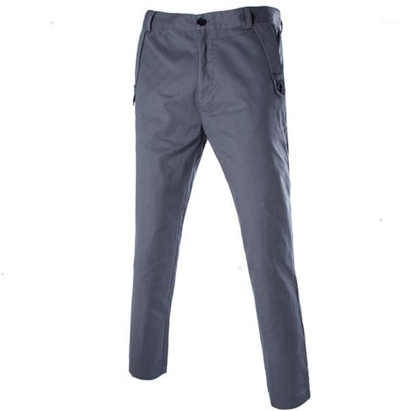 

men's pants 2021 fashion men casual business book /men effective color suit, Black