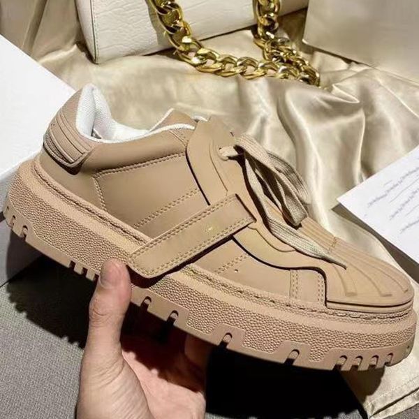 

fashion shoe real leather handmade multicolor gradient technical sneakers women famous shoes trainers dq01 02, Black