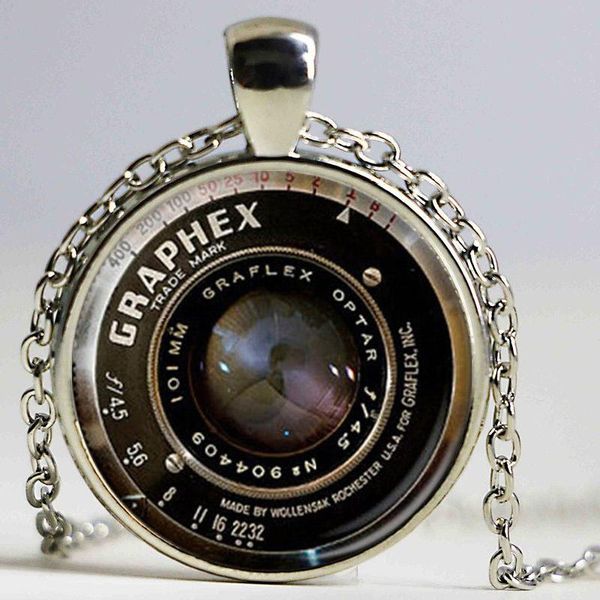 

pendant necklaces battlestar galactica necklace dome art picture vintage zinc alloy glass gift 2021 arrival movie jewelry, Silver