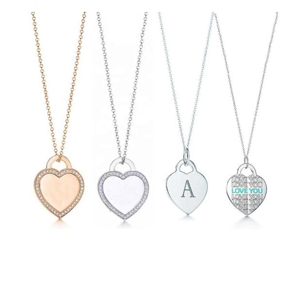 

chains 2021 necklace imitation jewelry 925 pure silver design logo women's love