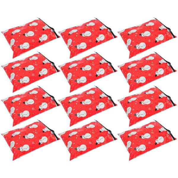 

gift wrap 100pcs christmas thickened packaging bags carrier colorful express