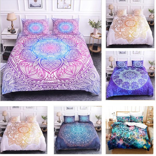 

bedding sets 2021 mandala set duvet cover bohemian bedspreads bed