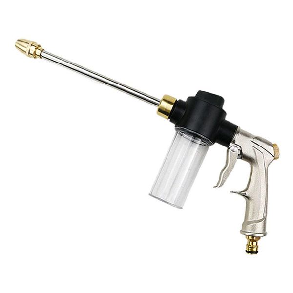 

watering equipments drop garden water gun sprinkler hose nozzle high pressure car wash metal spray guns irrigation tools