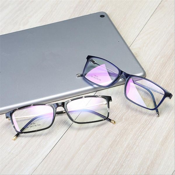 

designer quality tr90 glasses prescription for men and women frame ultra light fine leg 156 fashion sunglasses frames, Black