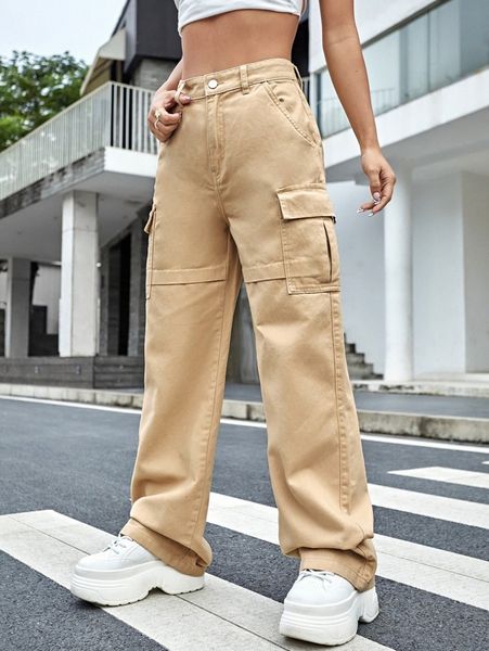 

flap pocket cargo jeans c8ne#, Blue