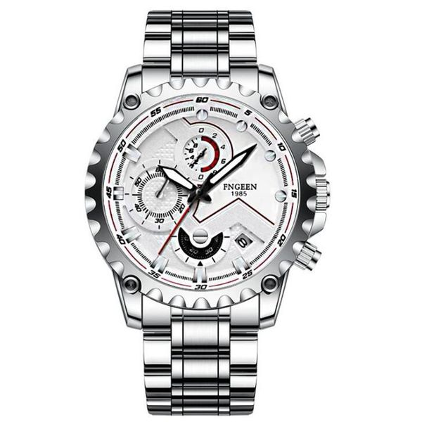 

wristwatches brand men quartz steele band waterproof trendy male black montre homme internet celebrity students gift clock, Slivery;brown