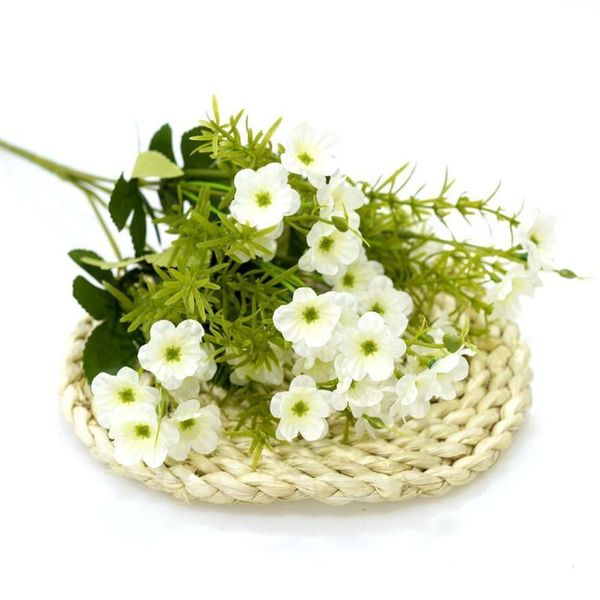 

decorative flowers & wreaths 1 bouquet silk fake chamomile flower artificial decor daisy home for diy decoration garden wedding y1z2