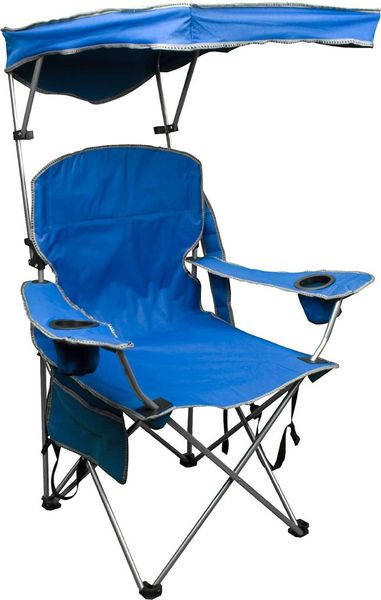 

quik shade adjustable canopy folding camp chair fishing accessories