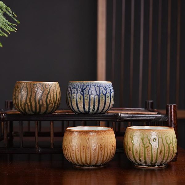 

mugs colorful ceramic tea cup porcelain kungfu pottery drinkware tableware teaware home office cafe coffee birthday gift