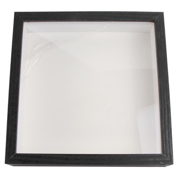 

1pc frame double sided glass po creative table decoration (black) frames