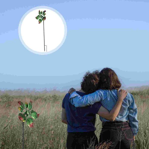 

wall lamp 1pc creative design iron painted windmill wonderful garden yard adornment