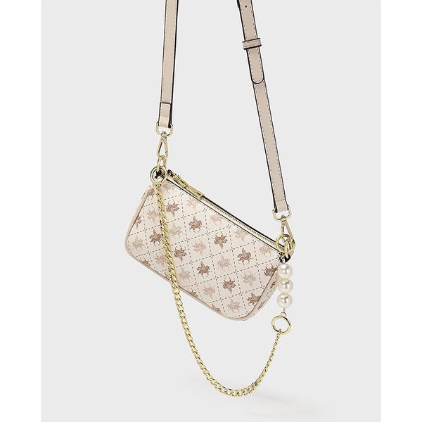 

evening bags shoulder bag women's 2021 summer trend double strap fashion queen print messenger chain underarm shopping handbag