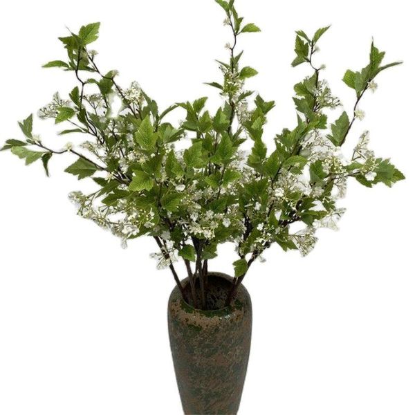 

decorative flowers & wreaths 6pcs fake long stem gypsophila (4 stems/piece) 39" length simulation babysbreath green leaf for wedding ho