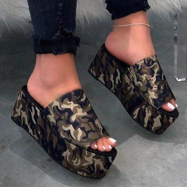 

[gogd] women platform 2021 summer sandals lace up black red thick high heels ladies ankle strap shoes cross-tied female