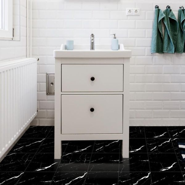 

wall stickers 4pcs creative marble pattern sticker waterproof floor